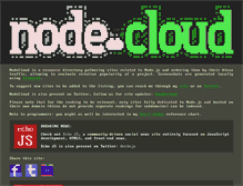 Tablet Screenshot of nodecloud.org